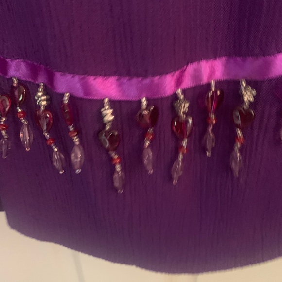 Women’s deep purple maxi dress with jacket - Picture 6 of 7